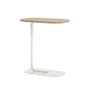 Muuto - Relate Side Table, H 60,5 cm, chêne / blanc cassé