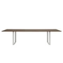 Muuto - 70/70 Table de repas, 295 x 108 cm, chêne fumé / gris