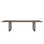 Muuto - 70/70 Table de repas, 295 x 108 cm, chêne fumé / noir