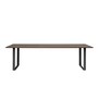 Muuto - 70/70 Table de repas, 255 x 108 cm, chêne fumé / noir