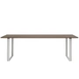 Muuto - 70/70 Table de salle à manger, 225 x 90 cm, chêne fumé / gris