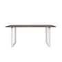 Muuto - 70/70 Table de salle à manger, 170 x 85 cm, chêne fumé / blanc