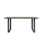 Muuto - 70/70 Table de salle à manger, 170 x 85 cm, chêne fumé / noir