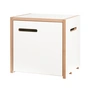 Tojo - Halbstark Système d'étagères, module de base avec porte à droite, blanc