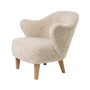 Audo - Ingeborg Fauteuil, chêne naturel / Sheepskin Moonlight