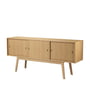 FDB Møbler - A85 Butler Sideboard, chêne laqué naturel / naturel