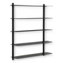 Gejst - Nivo Étagère murale E, noir