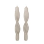Broste Copenhagen - Twist Bougies, rainy day (set de 2)