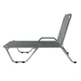Fiam - River Chaise longue empilable, grise