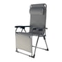 Fiam - Amida Soft Chaise longue de relaxation, aluminium / gris clair