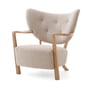 & Tradition - Wulff ATD2 Lounge Chair, chêne huilé / beige ( Karakorum 003 )