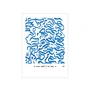 Paper Collective - Comfort Poster 50 x 70 cm, bleu