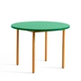 HAY - Two-Colour Table de repas ronde, Ø 105 cm, menthe / ocre