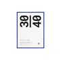 Paper Collective - Cadre photo 30 x 40 cm, pin bleu