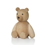 Lucie Kaas - Teddy Figure en bois, h 13,5 cm / chêne