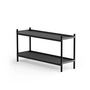 NINE - BOLT Étagère 53 x 100 cm 2 étagères, chêne / noir