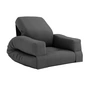 Karup Design - Mini Hippo Fauteuil futon pour enfants, gris foncé (734)