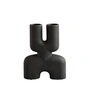 101 Copenhagen - Cobra Vase Double Mini , coffee / brun foncé