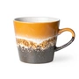 HKliving - 70's Tasse à cappuccino 300 ml, fire