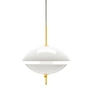 Fritz Hansen - Clam Lampe suspendue Ø 55 cm, blanche