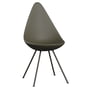 Fritz Hansen - Drop chaise, brown bronze / olive green