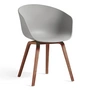 HAY - About A Chair AAC 22, noyer laqué / concrete grey 2. 0
