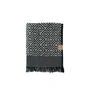 Mette Ditmer - Morocco Serviette 50 x 95 cm, noir / blanc
