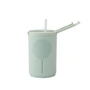 Design Letters - Kids life Gobelet à paille pour boire 330 ml, vert clair