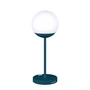 Fermob - Mooon! Lampe LED rechargeable, H 41 cm, bleu acapulco