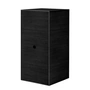 Audo - Frame Module d'étagères 70 avec porte, frêne teinté noir