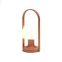 marset - FollowMe Outdoor Akku LED lampe de table, H 28,8 cm, terracotta
