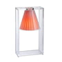 Kartell - Lampe de table light-air, cristal clair / rose