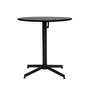 House Doctor - Helo Table de bistrot Outdoor, Ø 70 cm, noir