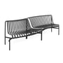 Hay - Palissade Park Dining Bench , In / Out (set de 2), anthracite