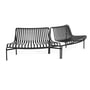 Hay - Palissade Park Dining Bench , Out / Out (set de 2), anthracite