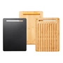 Fiskars - Functional Form Set de planches à découper en bambou (3 pièces)