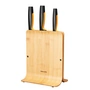 Fiskars - Functional Form Bloc à couteaux en bambou avec 3 couteaux (4 pcs.)