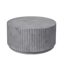 Broste Copenhagen - Rillo Table d'appoint, Ø 75 x H 35 cm, charcoal