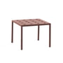 Hay - Balcony Table d'appoint, 50 x 51,5 cm, iron red