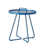 Cane-line - On-the-move Table d'appoint Outdoor, Ø 44 x H 54 cm, dusty blue