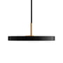 Umage - Asteria Micro lampe LED suspendue V2, laiton / noir