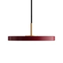 Umage - Asteria Micro Lampe LED suspendue V2, laiton / ruby red