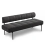 Northern - Daybe Dining Sofa, noir / gris foncé (Kvadrat Brusvik 08)