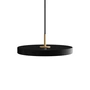 Umage - Asteria Mini Lampe LED suspendue, laiton / noir