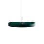 Umage - Asteria Mini Lampe LED suspendue, noir / forest green
