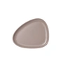 Lind DNA - Curve Stoneware Lunch Assiette, 22 x 19 cm, warm grey