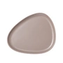 Lind DNA - Curve Stoneware Dinner Assiette, 30 x 26 cm, warm grey