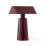 & Tradition - Caret MF1 Lampe à accu, dark burgundy