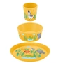 Koziol - Connect Set de vaisselle pour enfants Africa, organic yellow (set de 3)