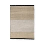 nanimarquina - Tres Tapis d'extérieur Stripes, 170 x 240 cm, naturel / noir